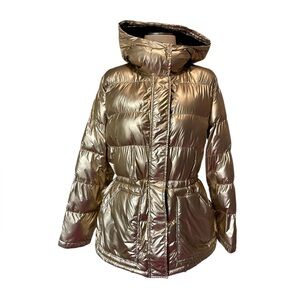 Gap gold primaloft puffer jacket